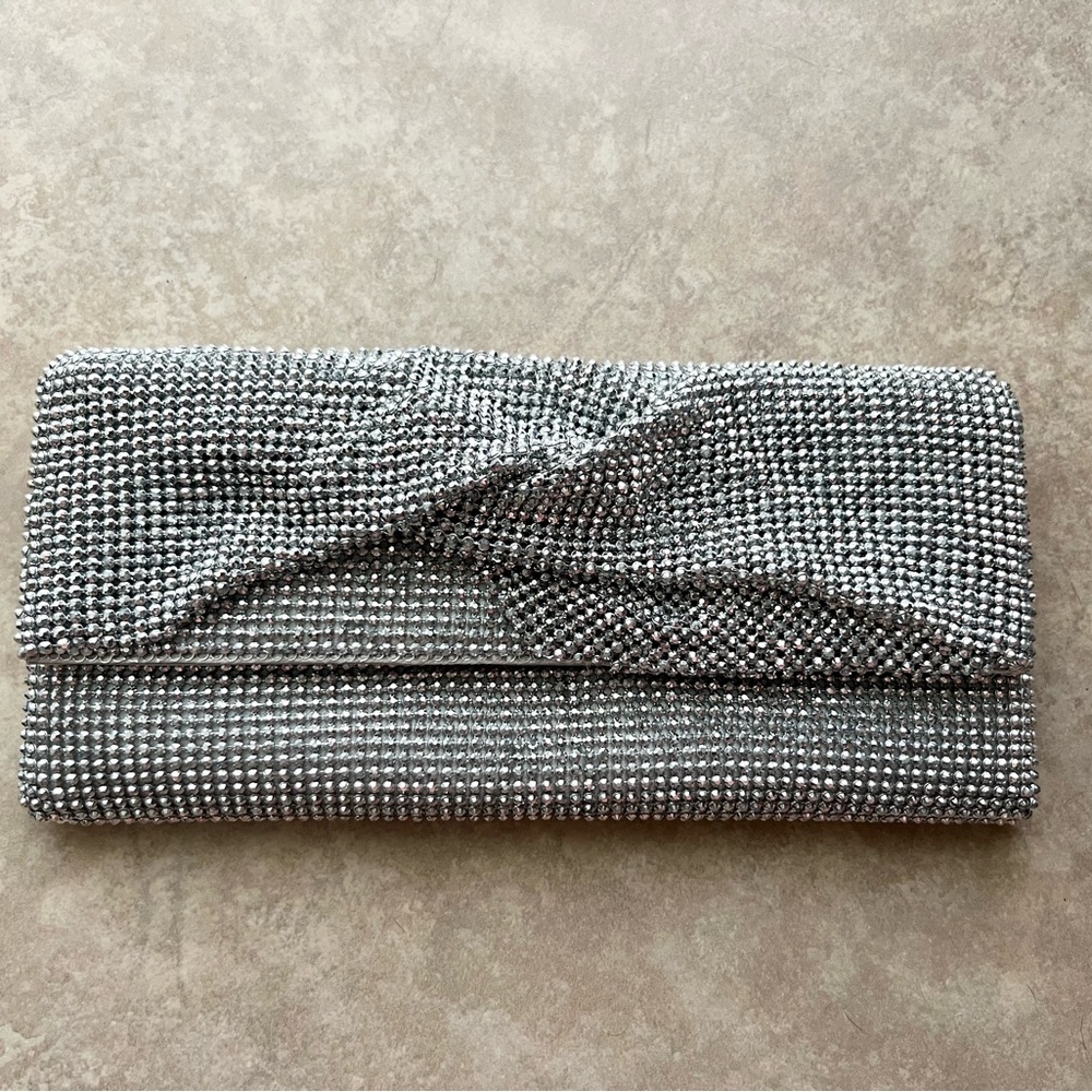 I.N.C. International Concepts silver purse! Used once!